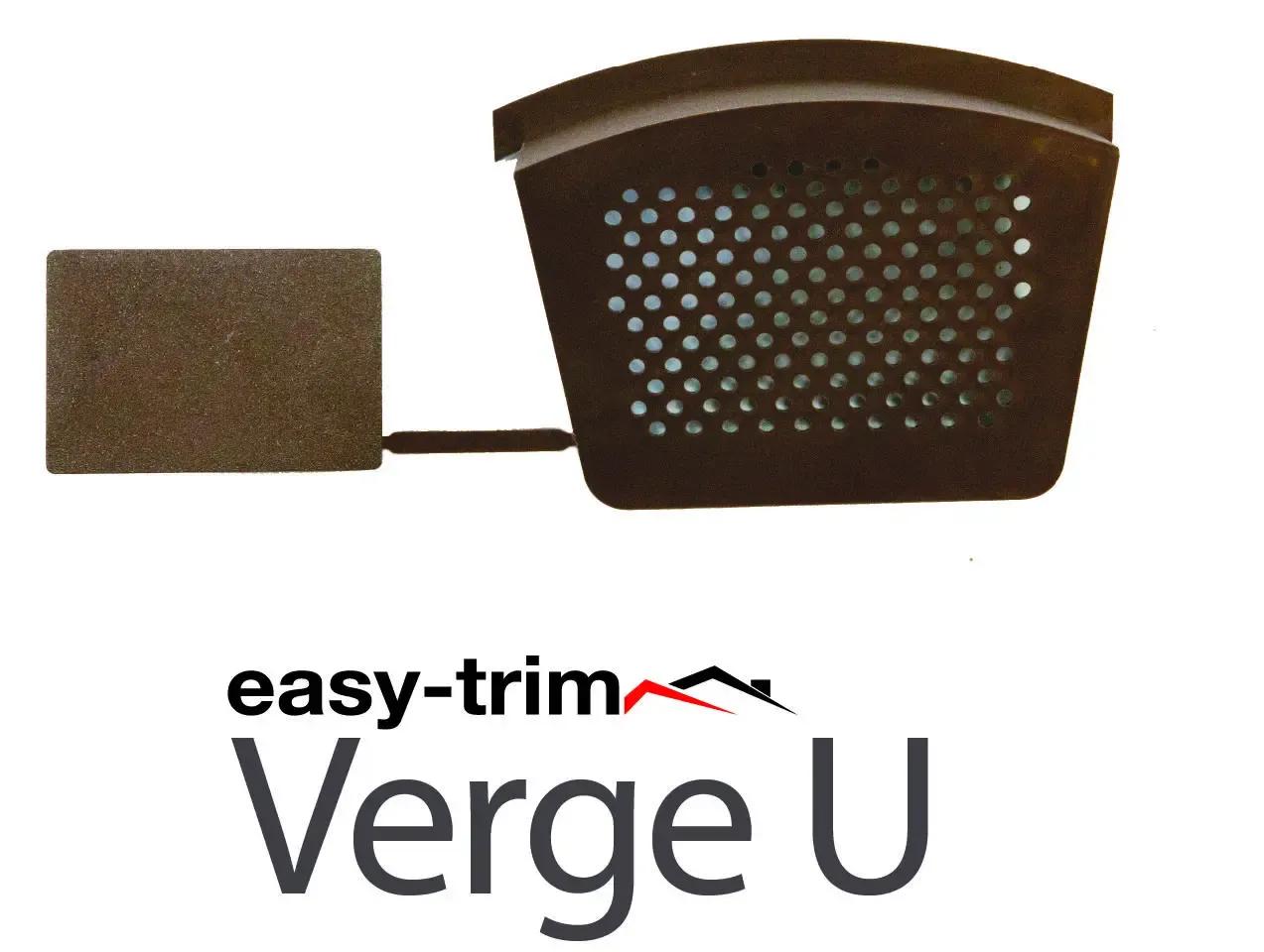 Easy Trim Easyverge Starter & End Cap Brown (Qty.2)