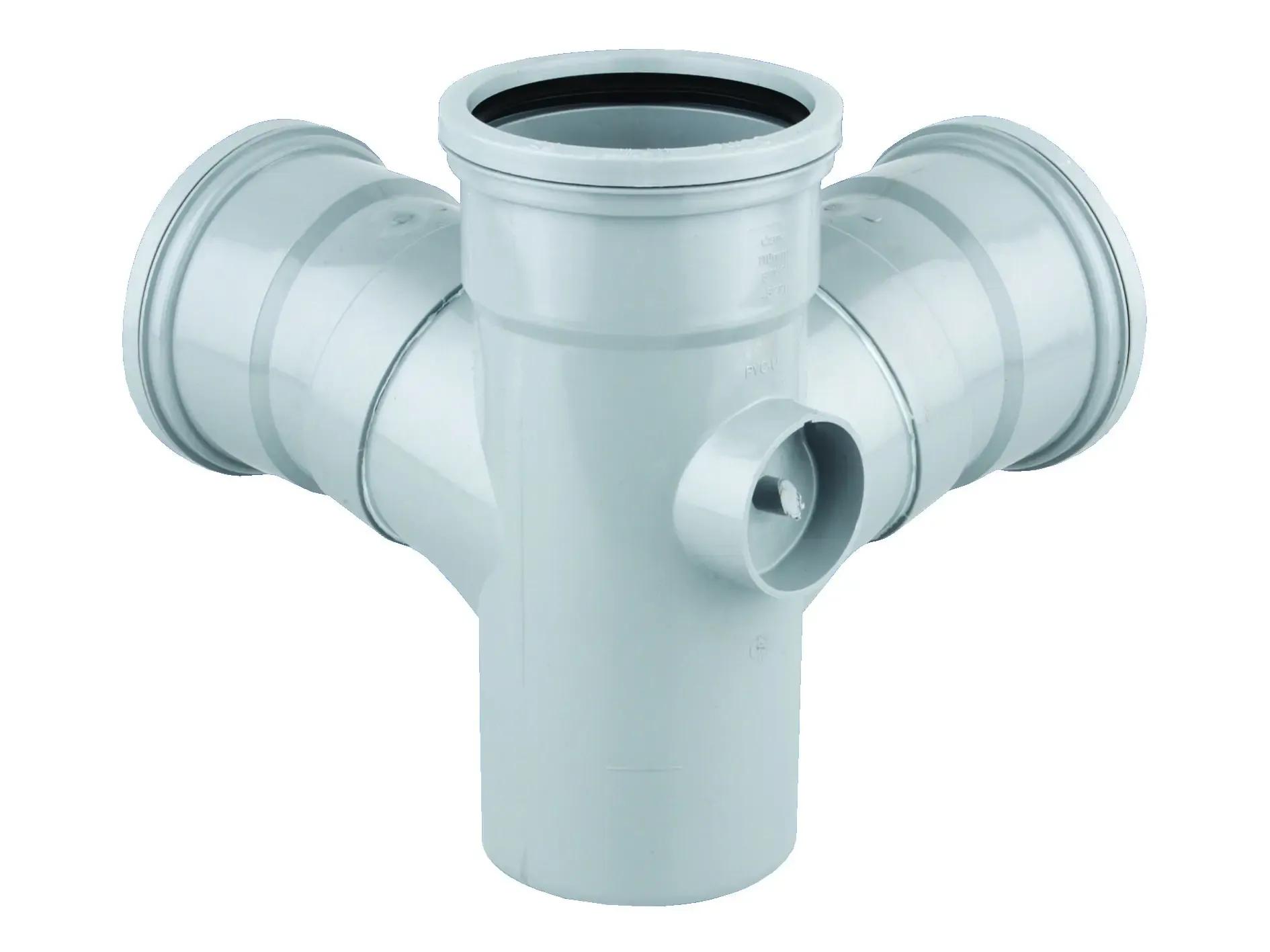 Corner Branch 87.5 Degree 110mm Grey