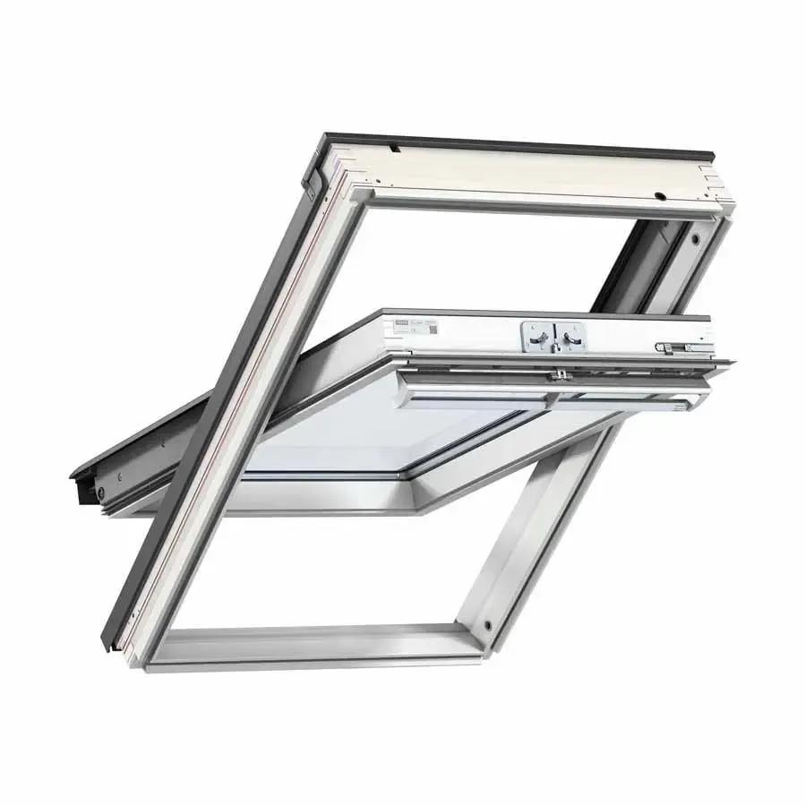 VELUX GGU MK06 0070 Manual Centre Pivot Roof Window 780 x 1180mm White Maintenance-Free