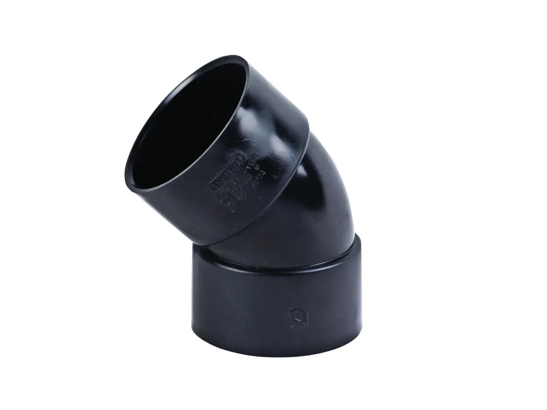 Solvent Weld Bend 45° 40mm Black