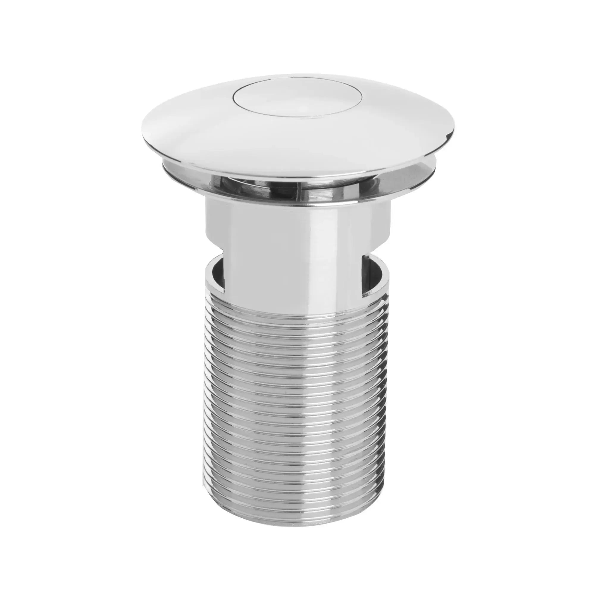 Round Push Basin Waste, Slotted