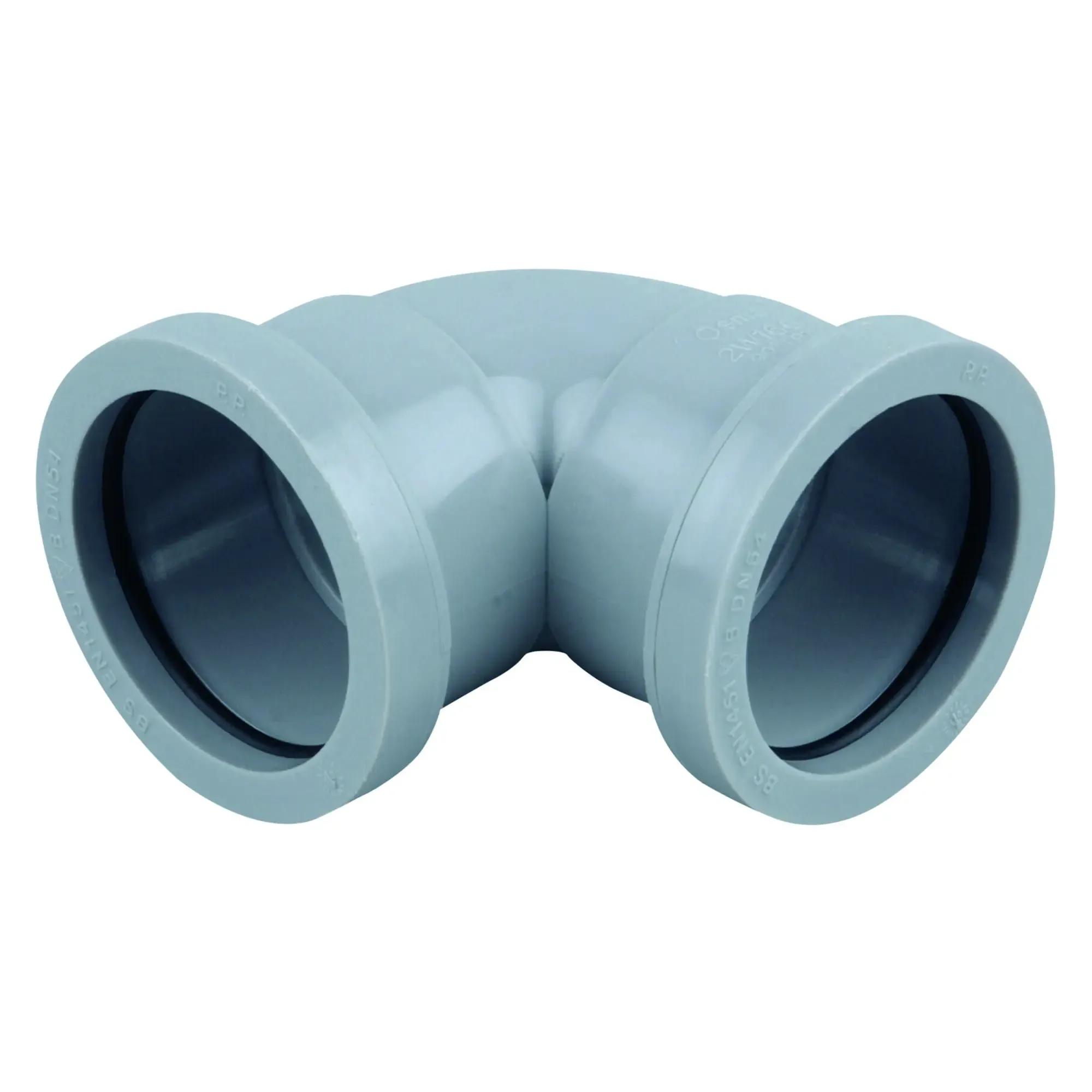 45° Push-fit bend grey 40mm