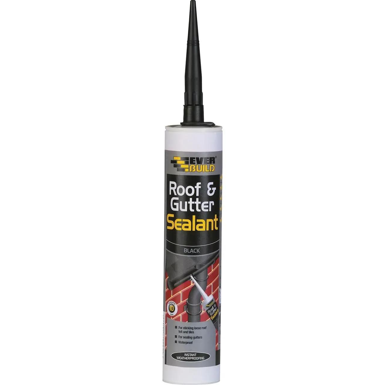 Roof & Gutter Sealant in Black - C3 Cartridge