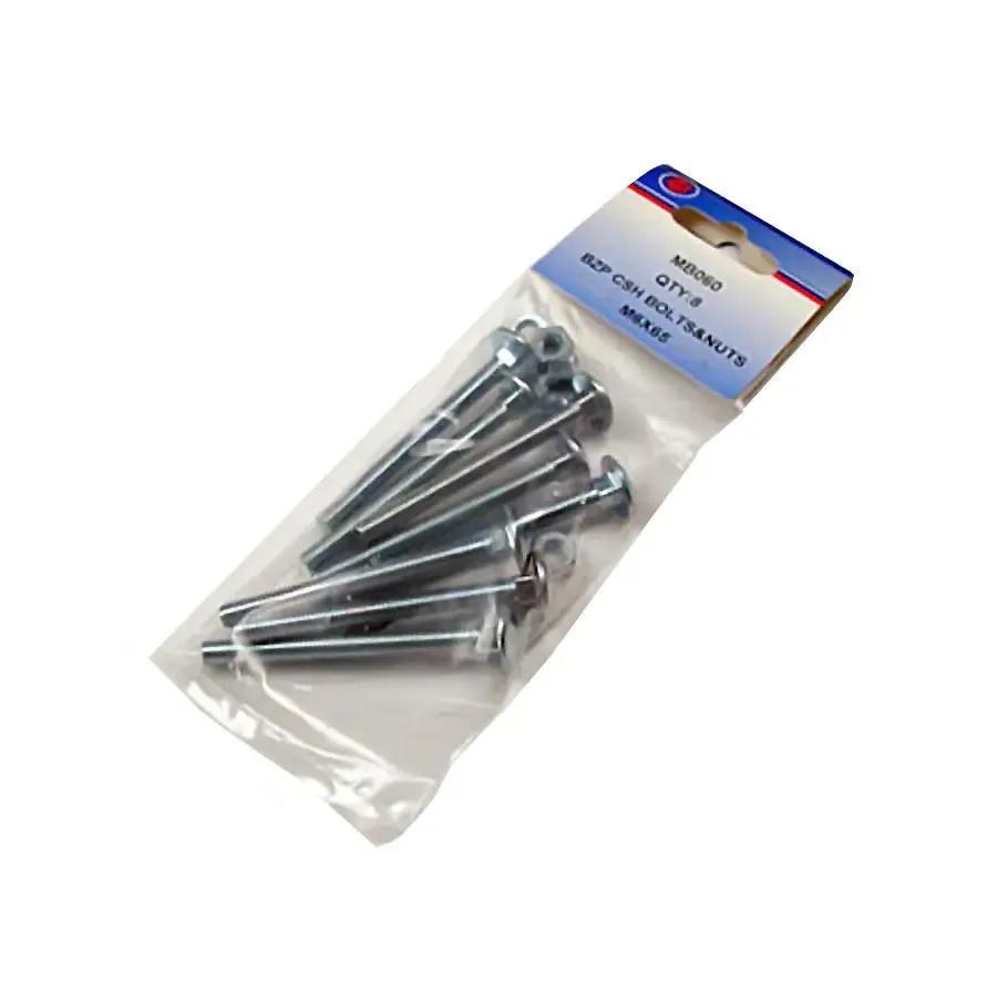 Cup Square Hex Bolts, M6, 75mm (Qty.8)