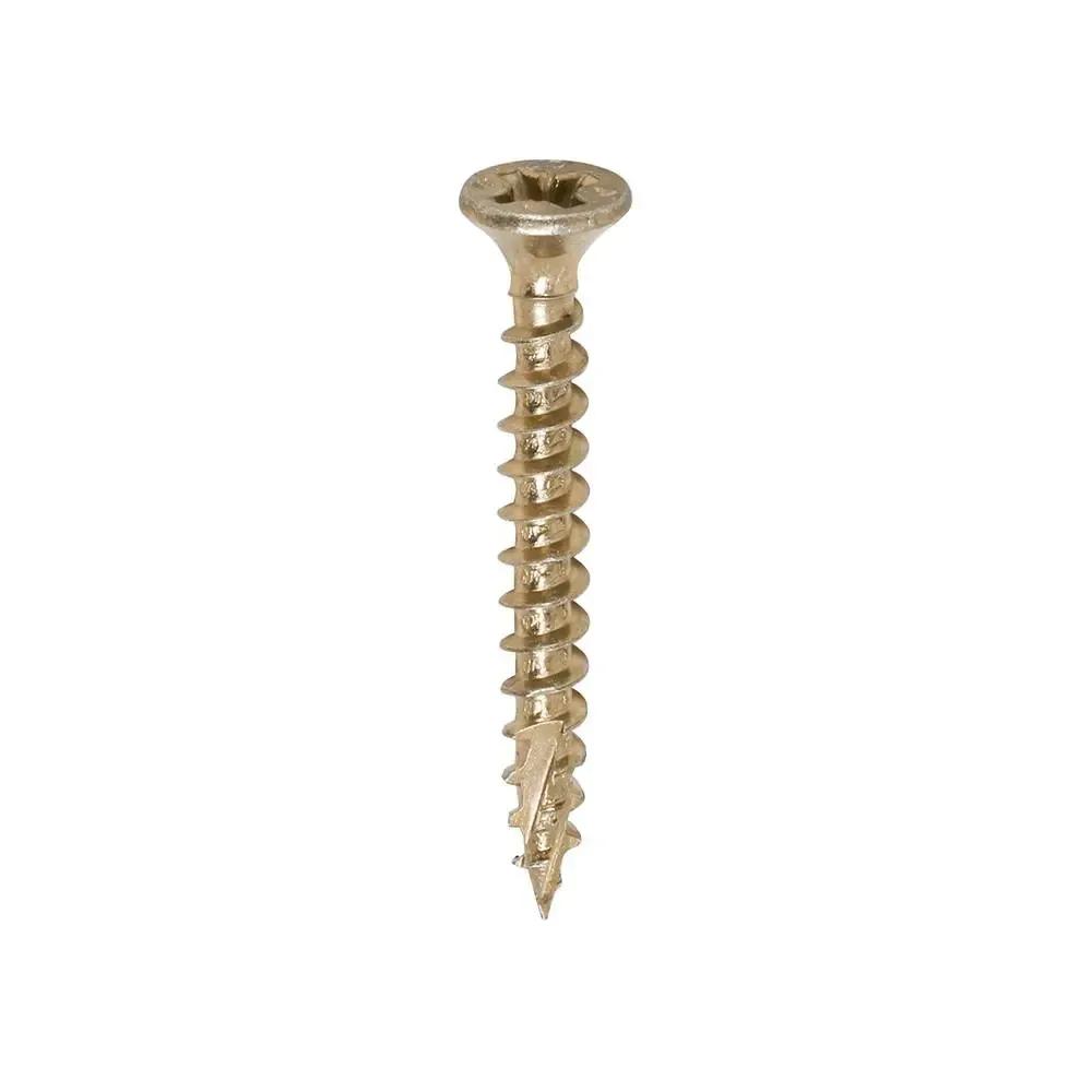 Multi-Purpose Premium Screws - Double Countersunk - Yellow - PZ - 3.5 X 30 (Qty.200)