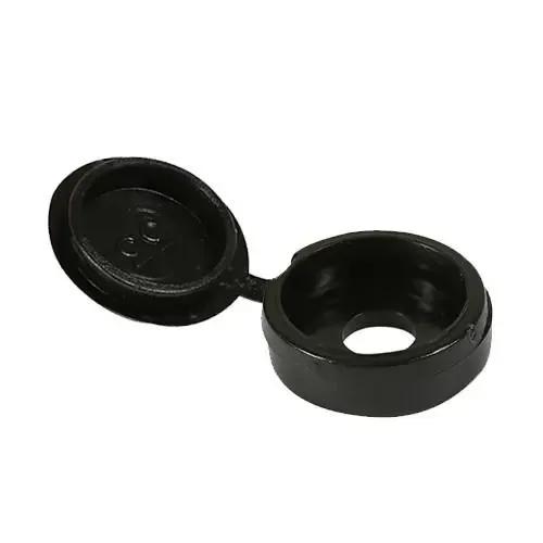 Large Hinged Screw Caps - Black