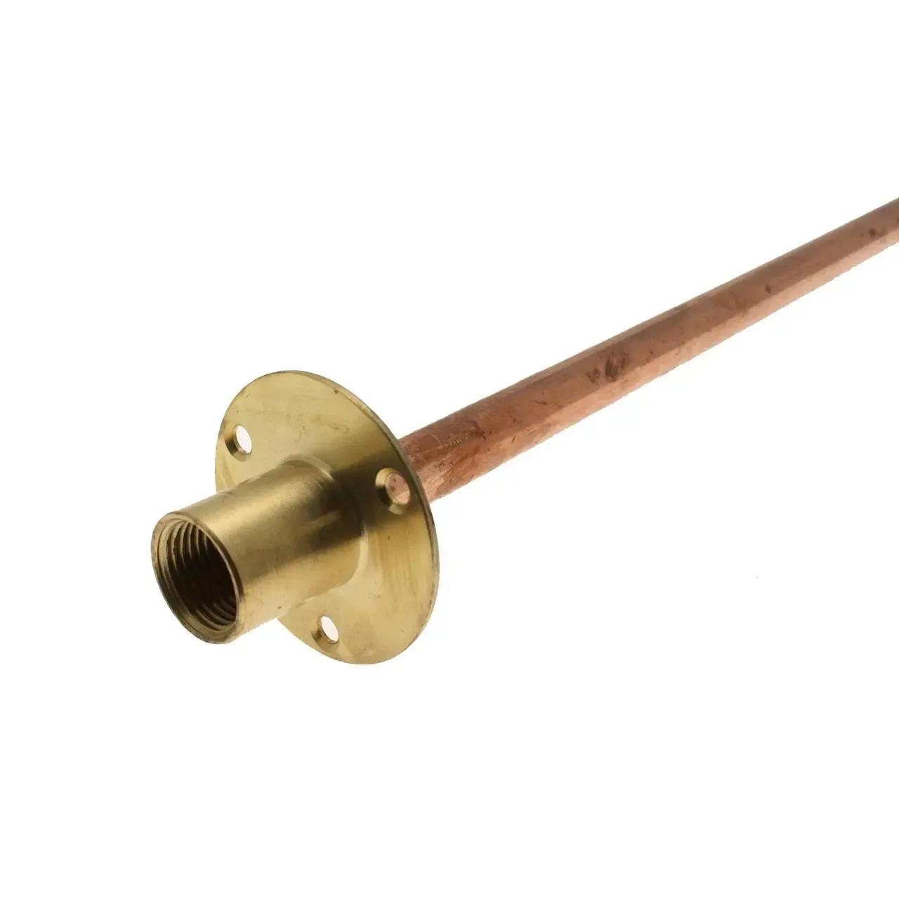 15mm x 1/2" Wall Plate Elbow Endfeed Fitting with 300mm Tube