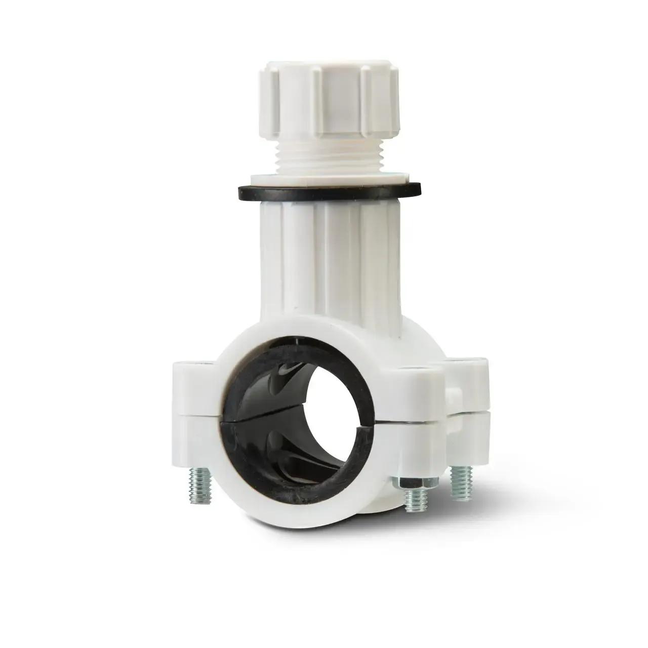 Condensate Waste Saddle 21.5mm Fits 40mm 32mm Pipe White