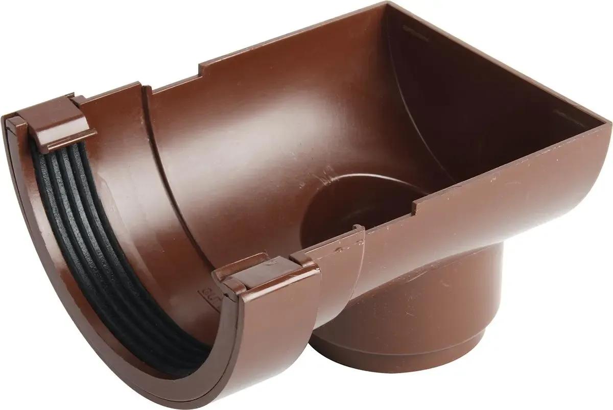 Stopend Outlet 112mm - Brown