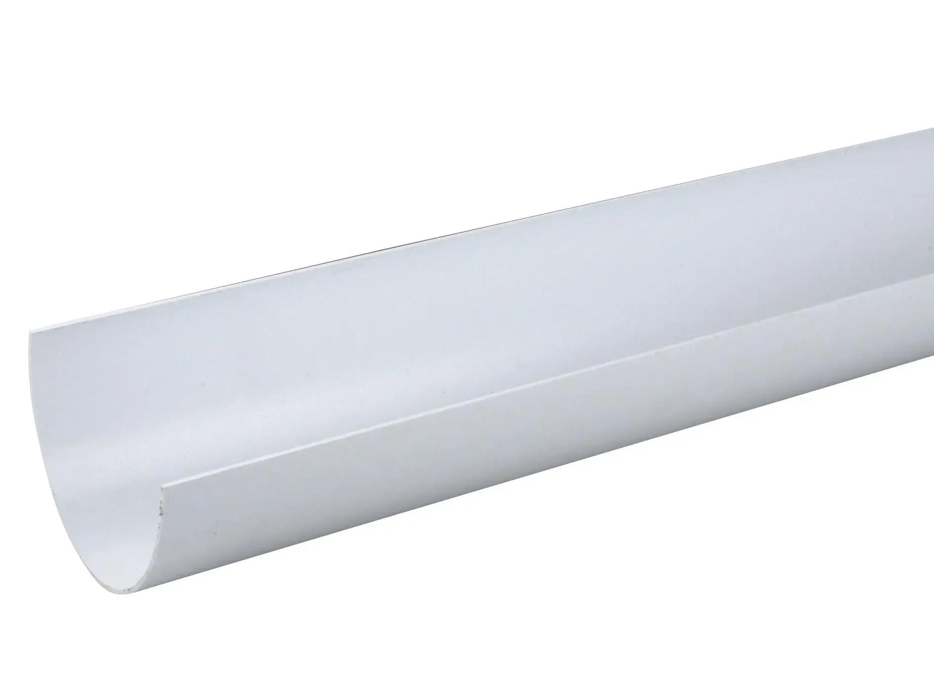 Deep Round Gutter - White, 113mm, 4M