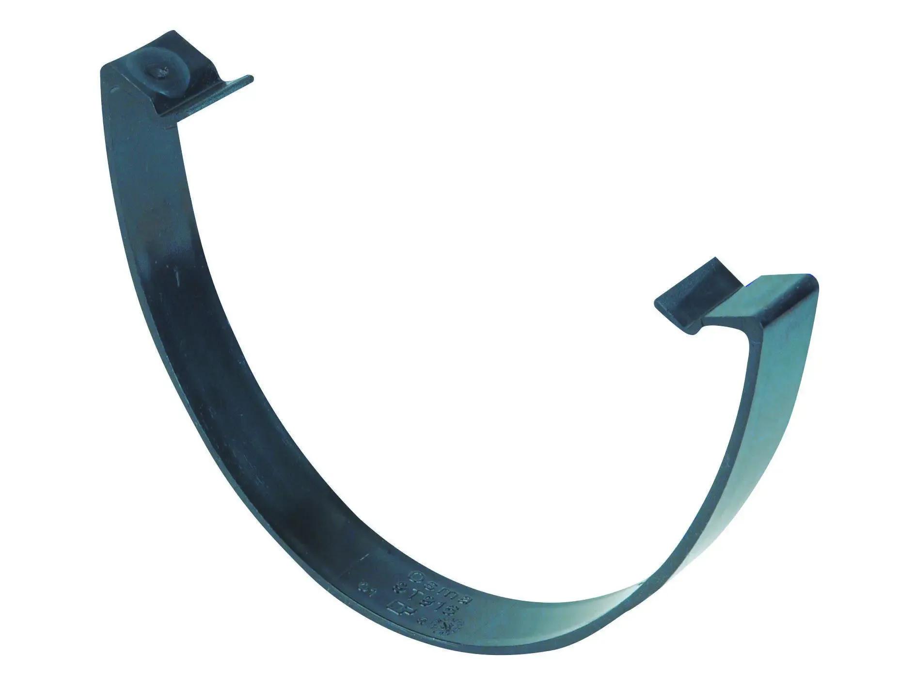 Deep Round Gutter Flexiclip 113mm Anthracite Grey