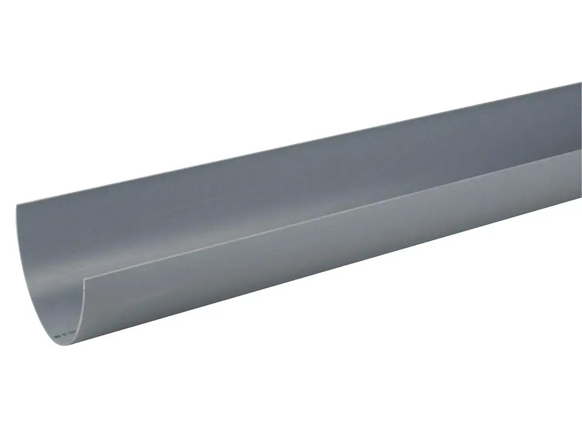 Deep Round Gutter - Grey, 113mm, 4M