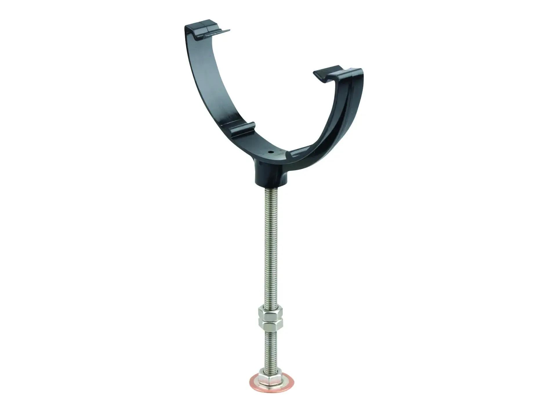 Round Bow & Pin Rise & Fall Bracket 112mm - Black