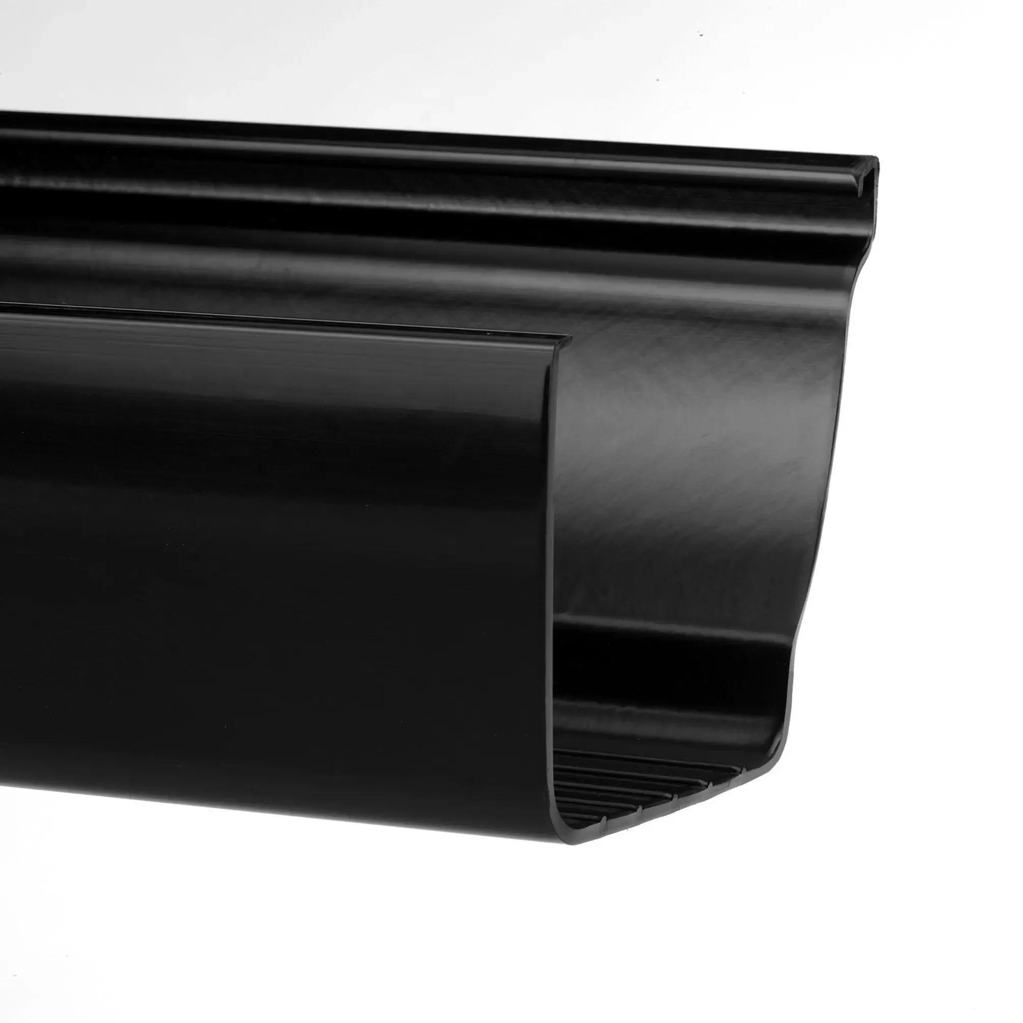 Storm Gutter 111mm, Black, 4m