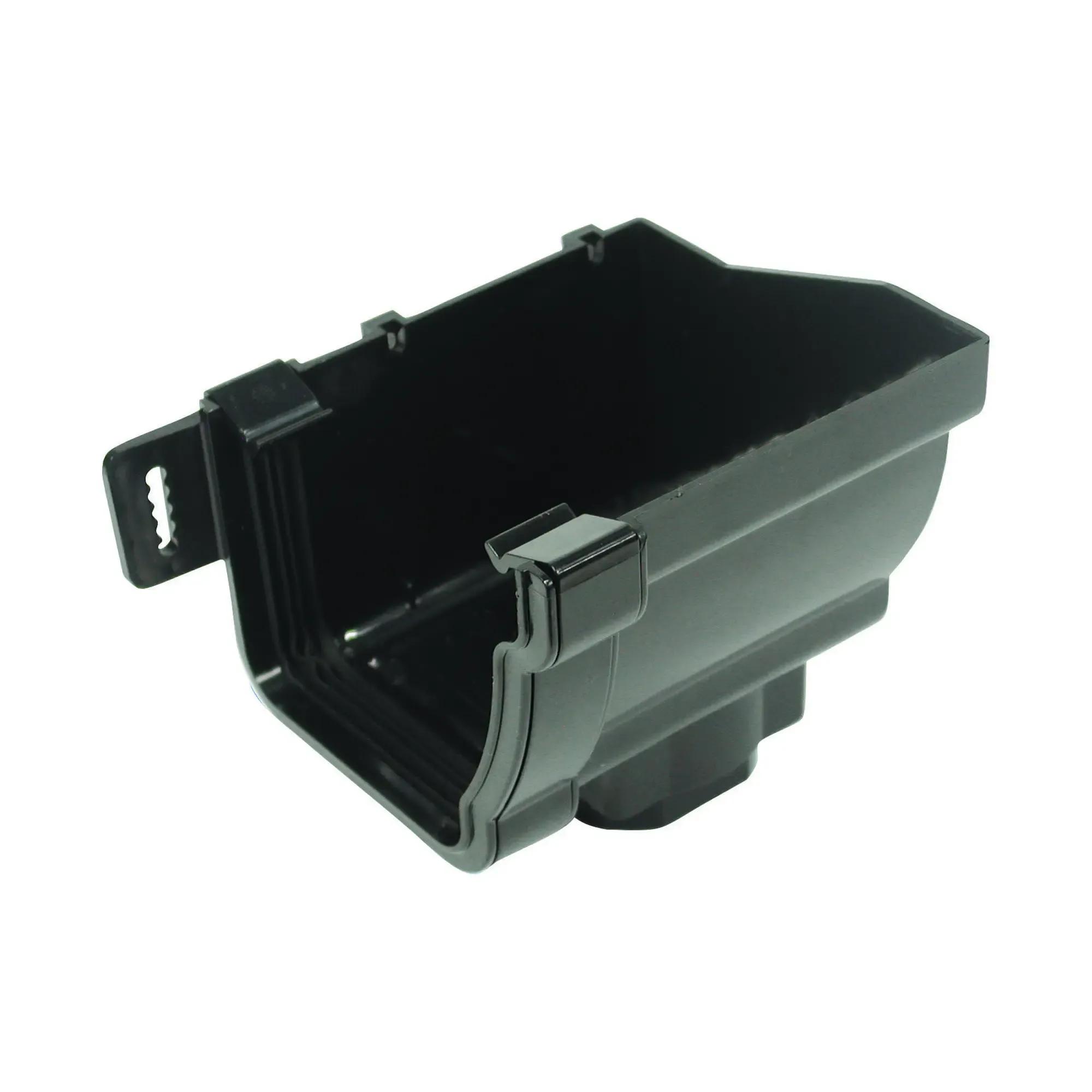 Stopend Outlet Right-Hand 111mm Black