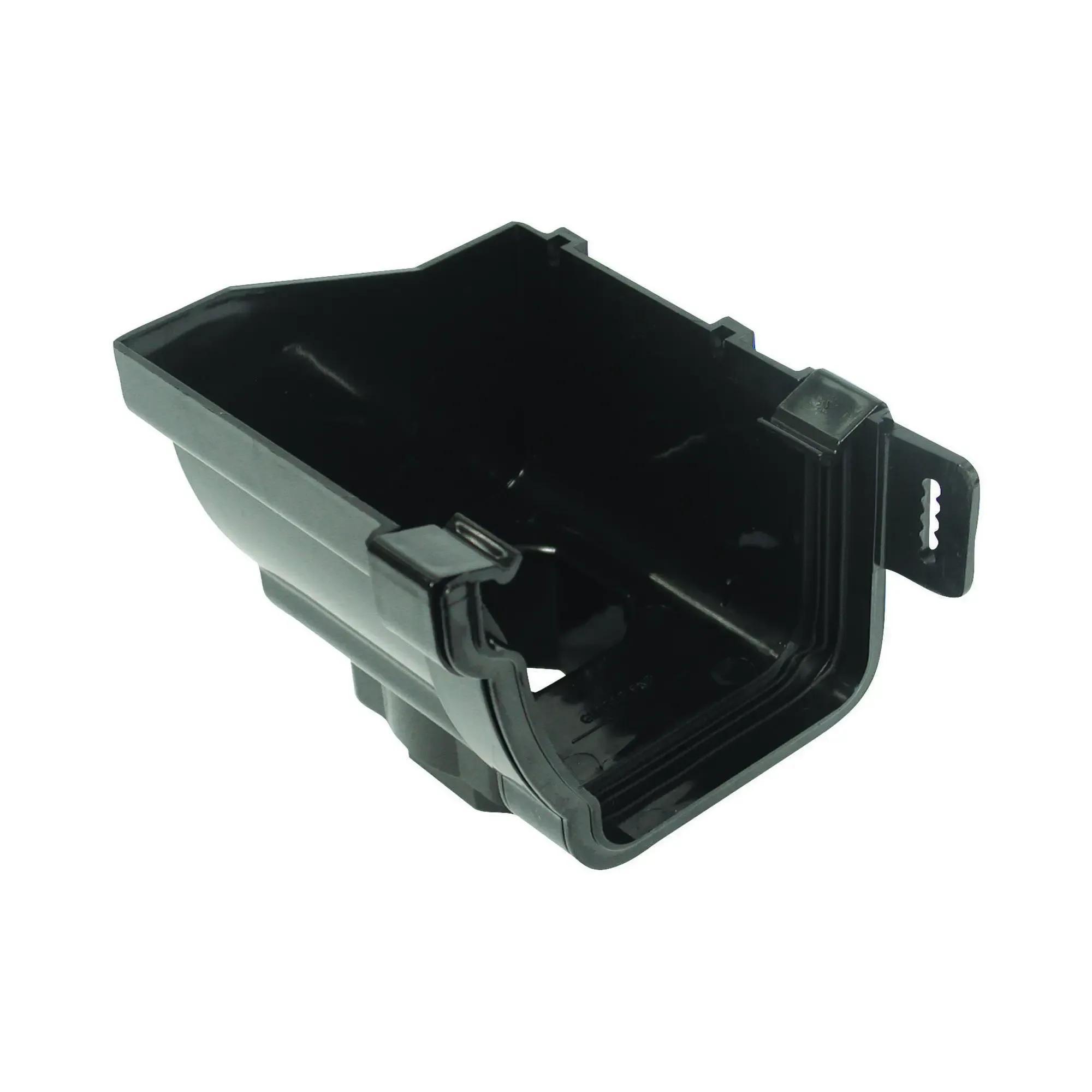 Stopend Outlet Left-Hand 111mm Black