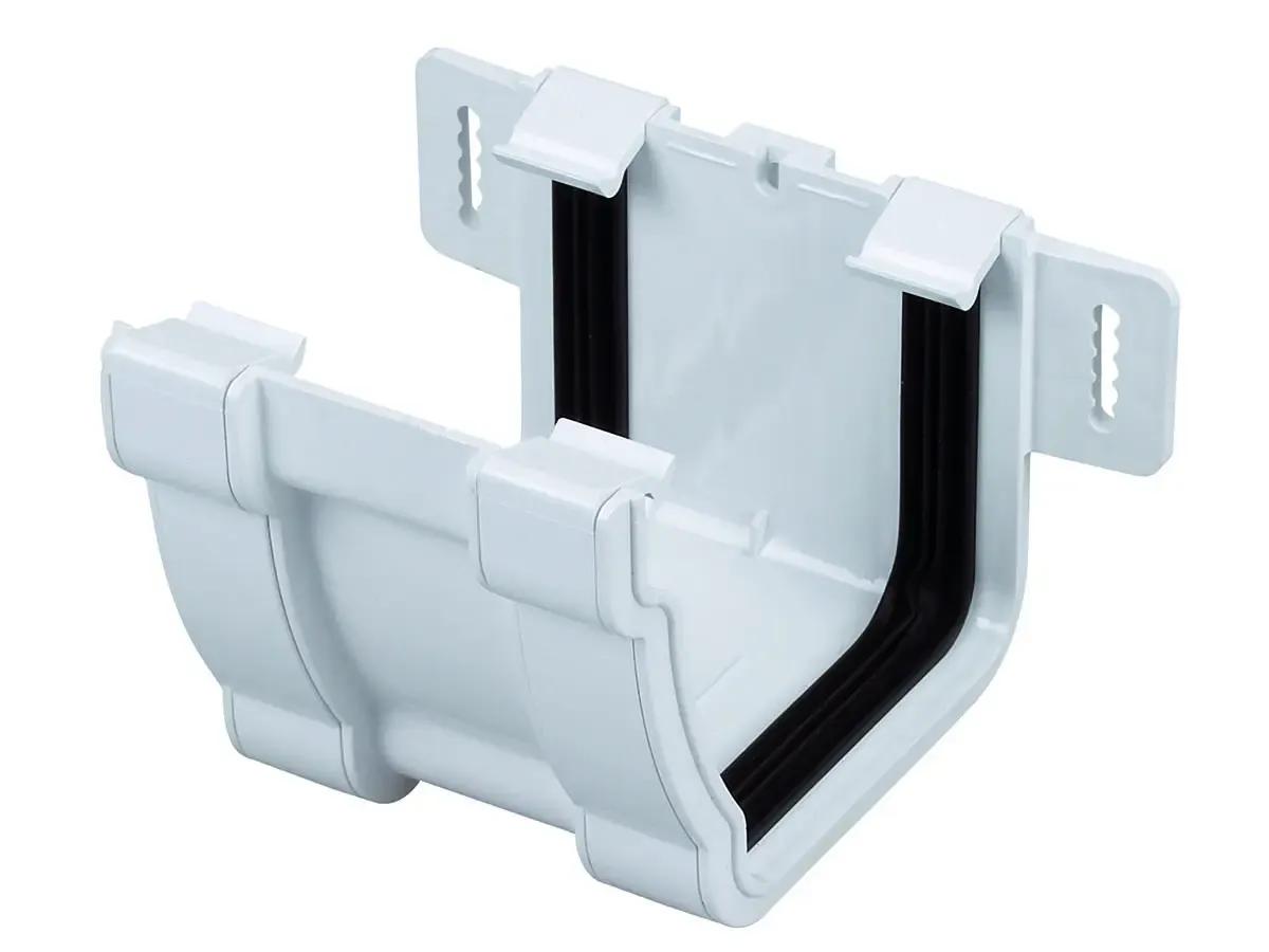 Storm Gutter Jointing Bracket 111mm - White