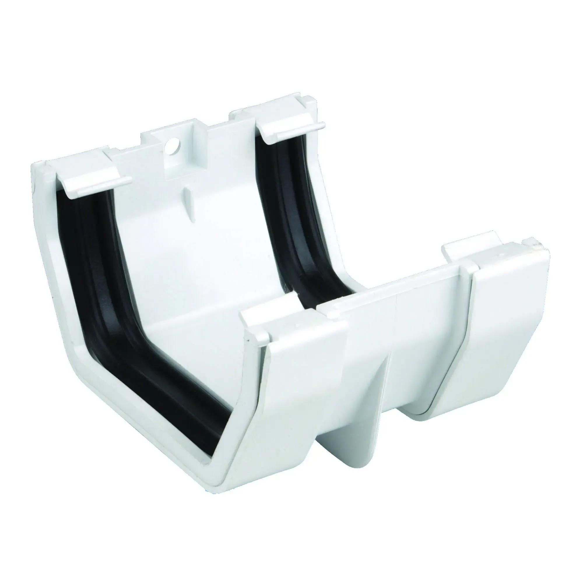 Square Gutter Jointing Bracket 100mm White
