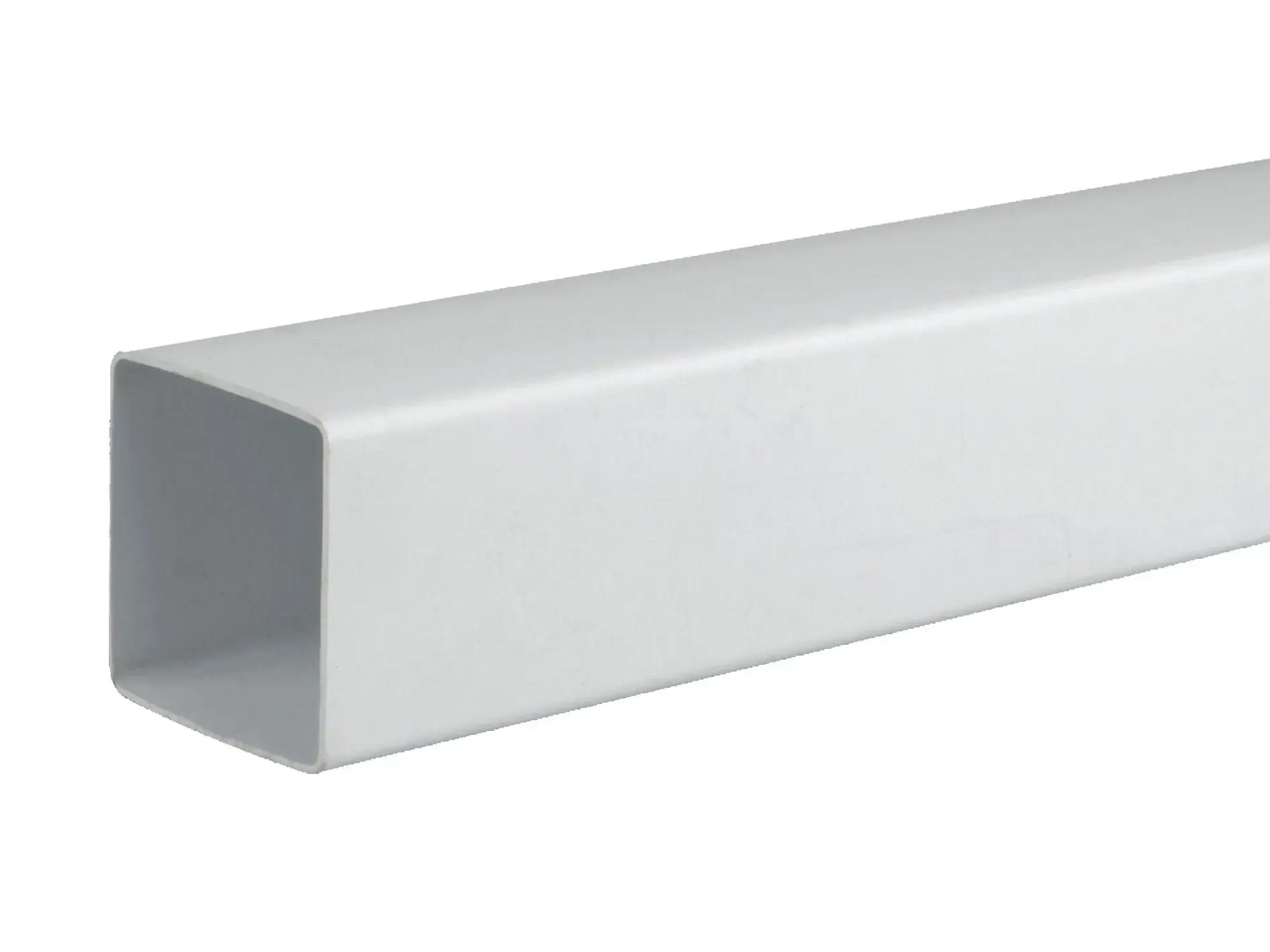 Square Down Pipe, 61mm, White, 2.75m