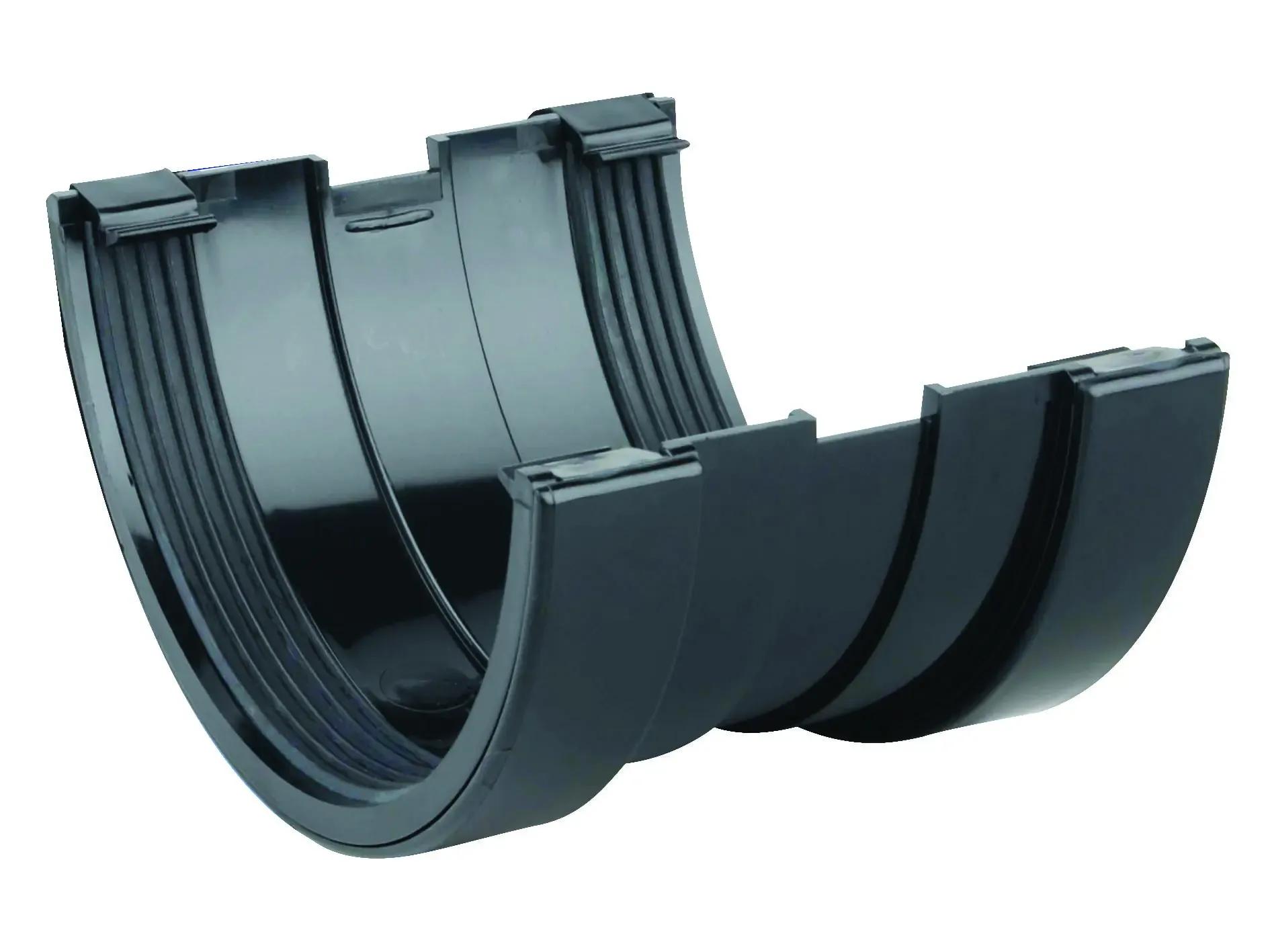 High Capacity Gutter Union 150mm, Black