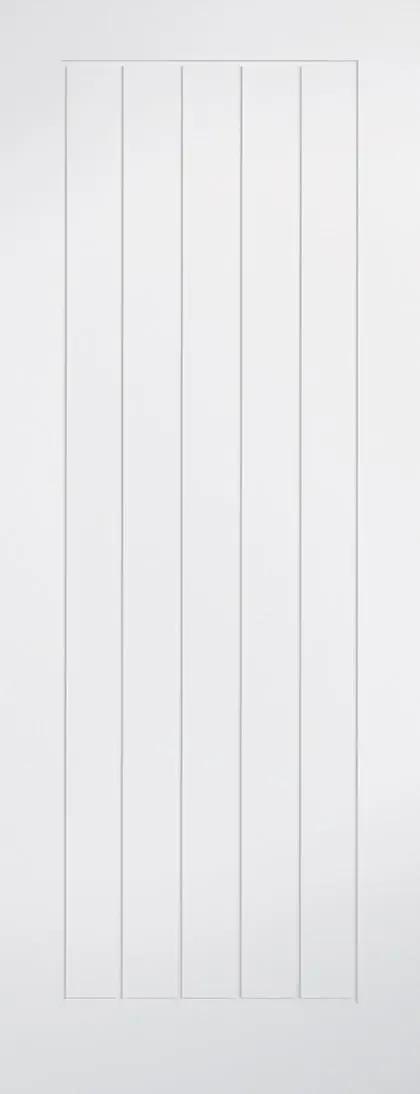 Mexicano (LPD) White Primed Fire Door 2040 x 726mm WFMEXFC726