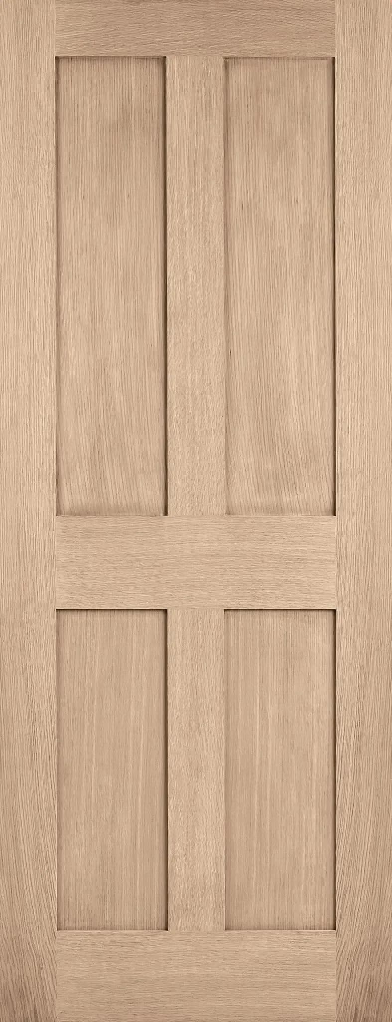 London (LPD) Pre-finished OAK Fire Door 78” x 30” PFOLONFC30