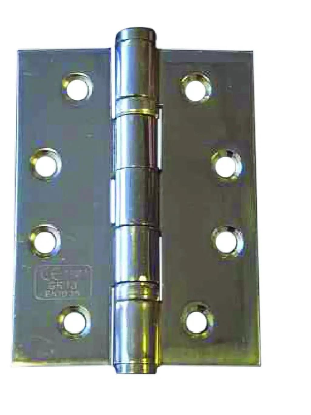 Ball Bearing Hinge, Polished Stainless Steel, 2mm x 50mm x 75mm