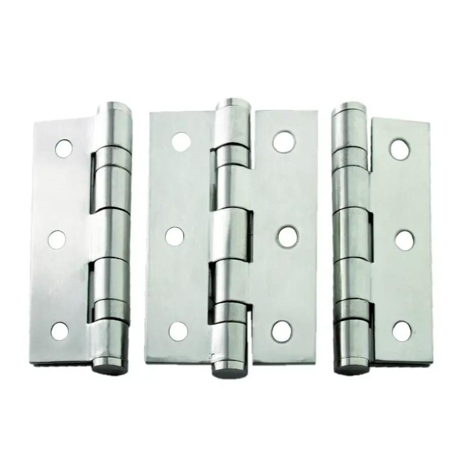 Ball Bearing Hinge, Satin, 75 x 50 x 2mm Grade 7, Bsen 1935 (Qty.3)