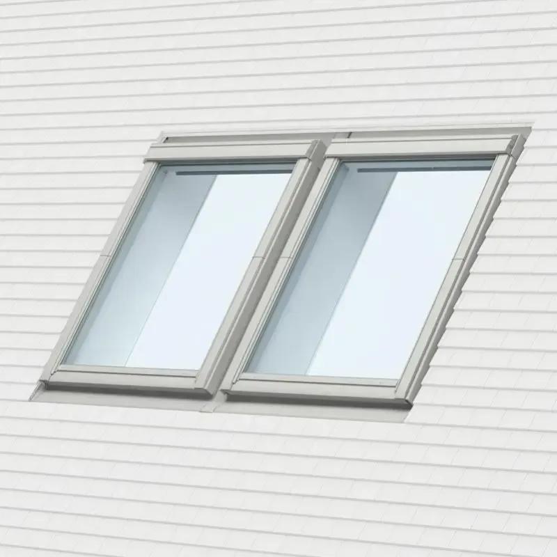 Velux EKP CK04 4021E Side-By-Side Plain Tile Flashing (≤14mm) 550 x 980mm
