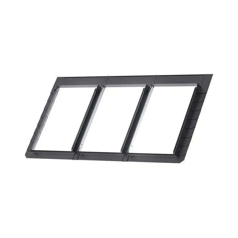 Velux EBL CK02 4031B Triple Slate Tile Flashing (≤8mm) 550 x 780mm