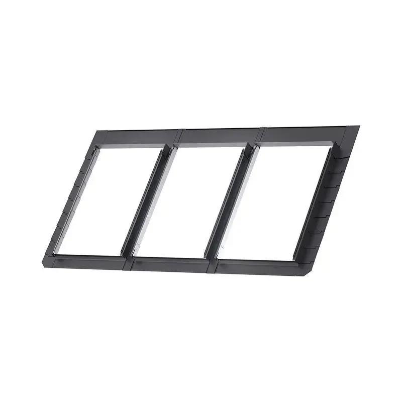 Velux EBL CK06 4031B Triple Slate Tile Flashing (≤8mm) 550 x 1180mm