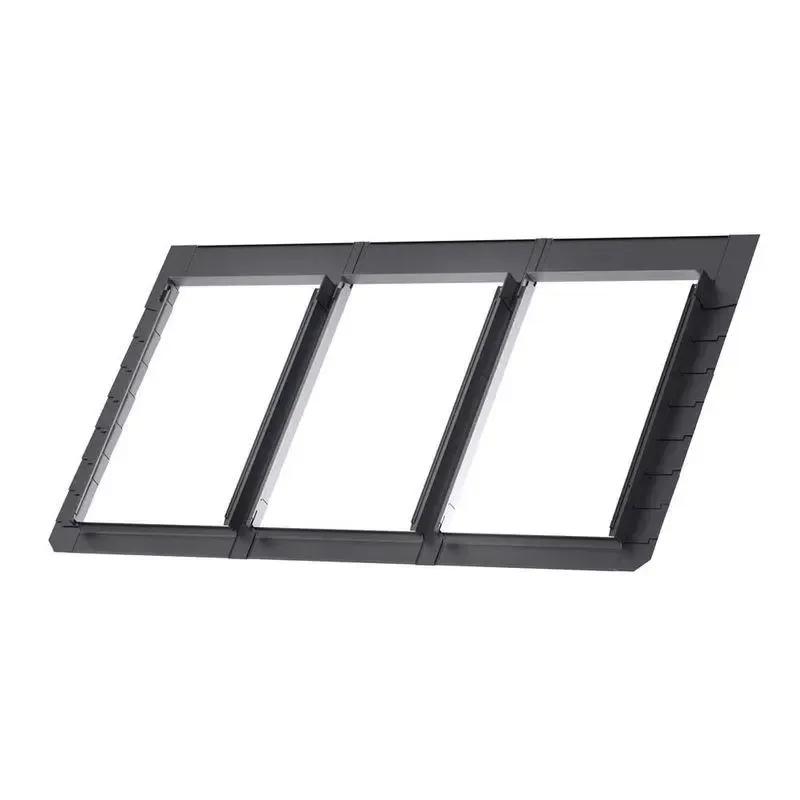 Velux EKL CK02 S0312 Classic Triple Slate Tile Flashing (≤8mm) 550 x 780mm