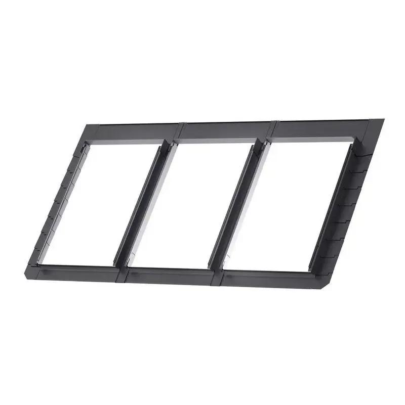 Velux EKL CK04 S0312 Classic Triple Slate Tile Flashing (≤8mm) 550 x 980mm