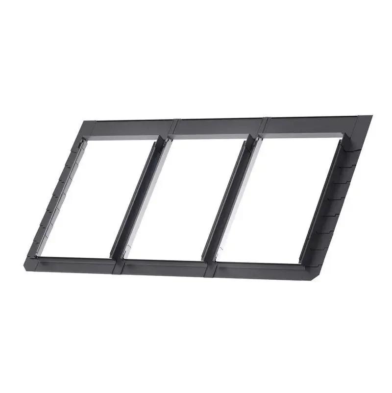 Velux EKL CK06 S0312 Classic Triple Slate Tile Flashing (≤8mm) 550 x 1180mm