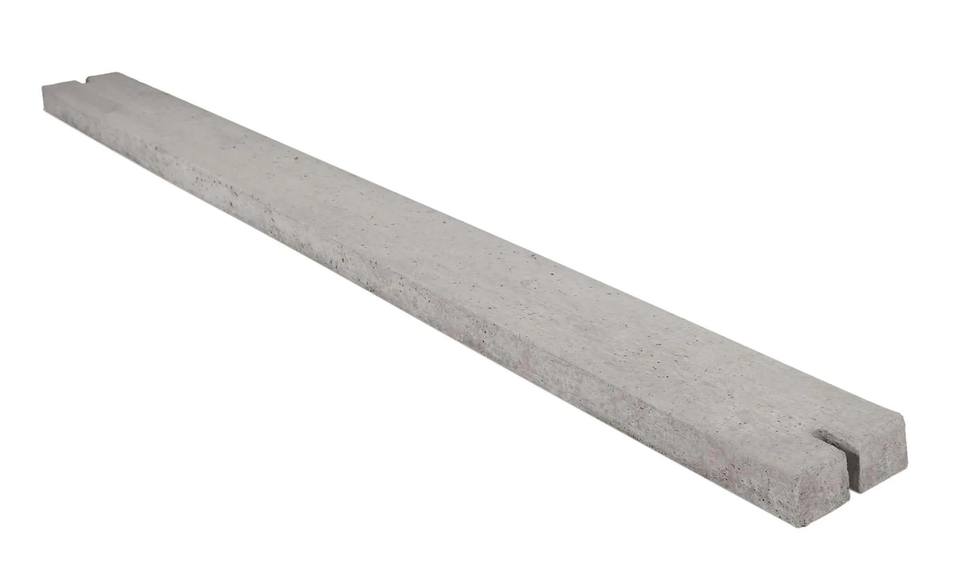 Morticed & Recessed Concrete Gravel Board 2700 x 150mm (8ft10)
