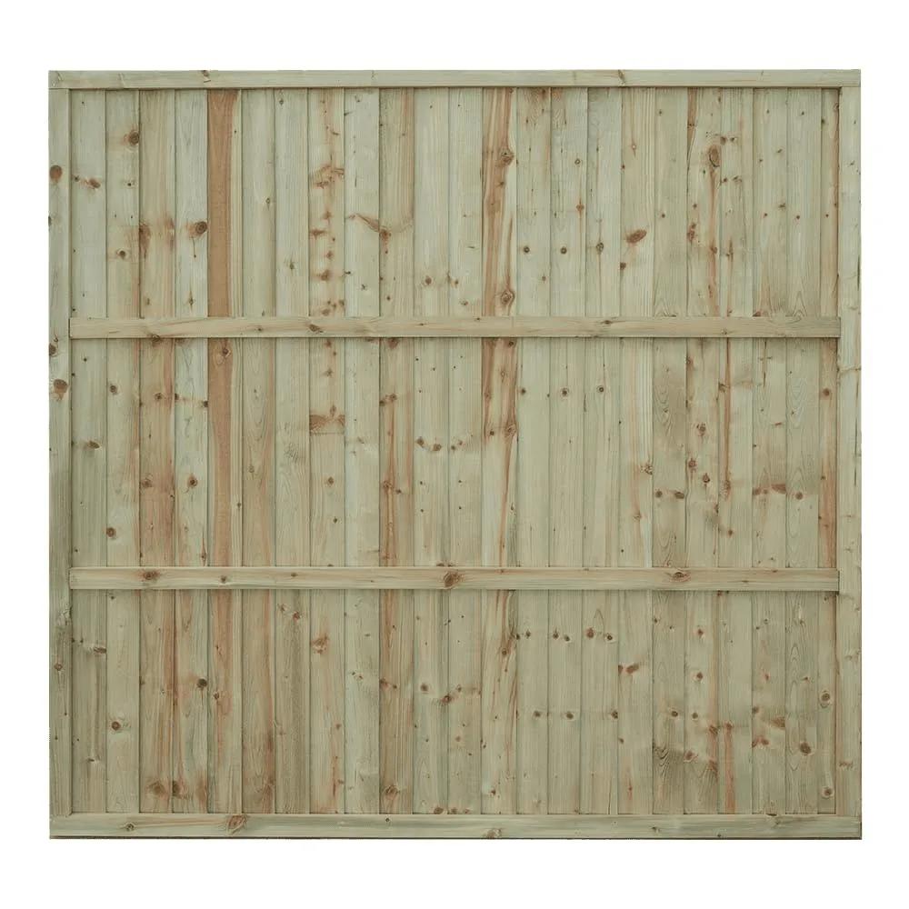 Superior Featheredge Fence Panel Green 1830 x 900mm (3x6ft)
