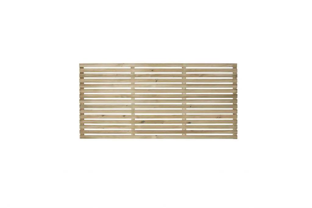Slatted Fence Panel Natural 1800 x 900mm (3x6ft)