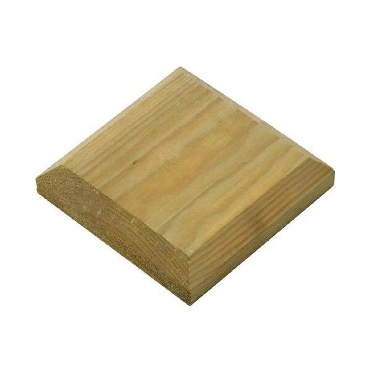 Flat Fence Post Cap Natural 120 x 120mm