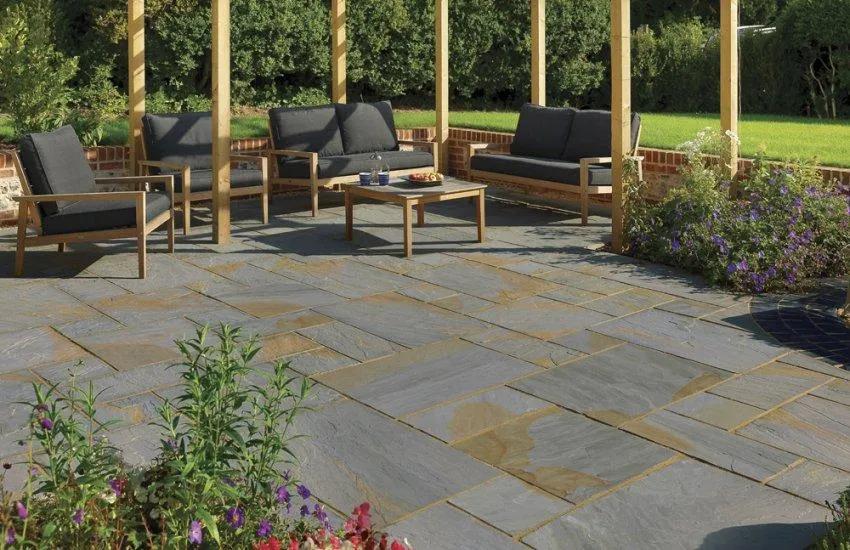 Pavestone Blended Sandstone Project Pack Willow Blend (20.7m²)
