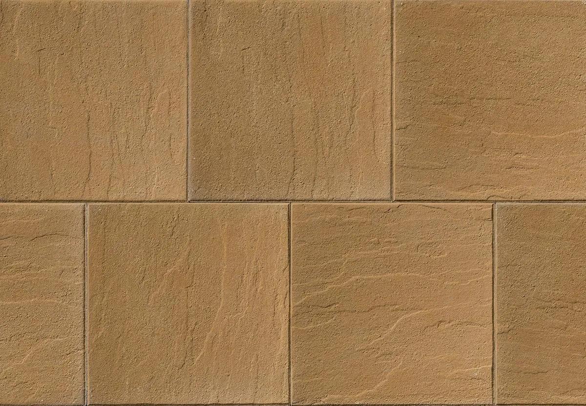 Tobermore Riven Paving Flag 400 x 400 x 32mm Golden (4.8m²)