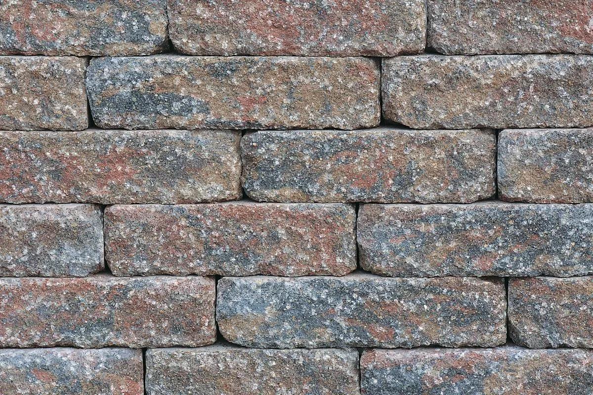 Tobermore Secura Lite Walling Block 200 x 80mm Heather Mixed Size (33.6lm)