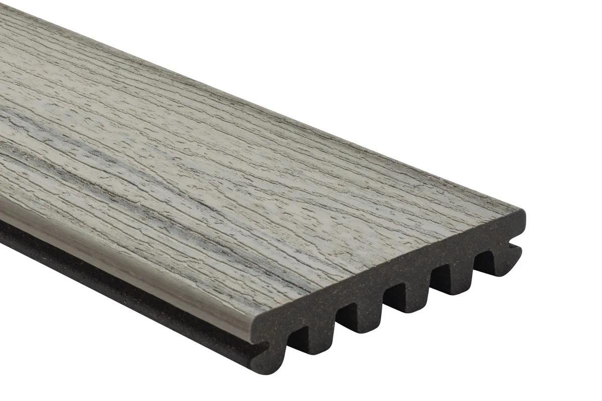 Trex® Enhance® Grooved Deck Board 4.88m Foggy Wharf