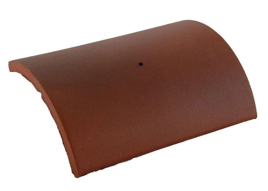 Redland Clay Third Round Hip (with nail holes) Light Mixed Brindle