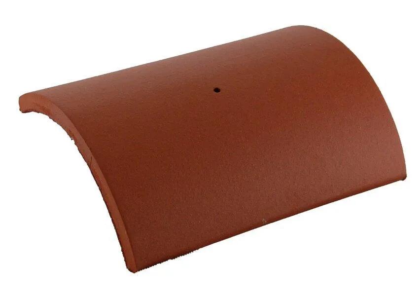 Redland Clay Third Round Hip (with nail holes) Red