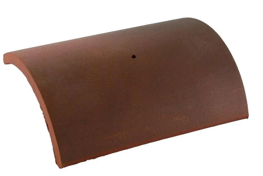 Redland Clay Third Round Hip (with nail holes) Medium Mixed Brindle