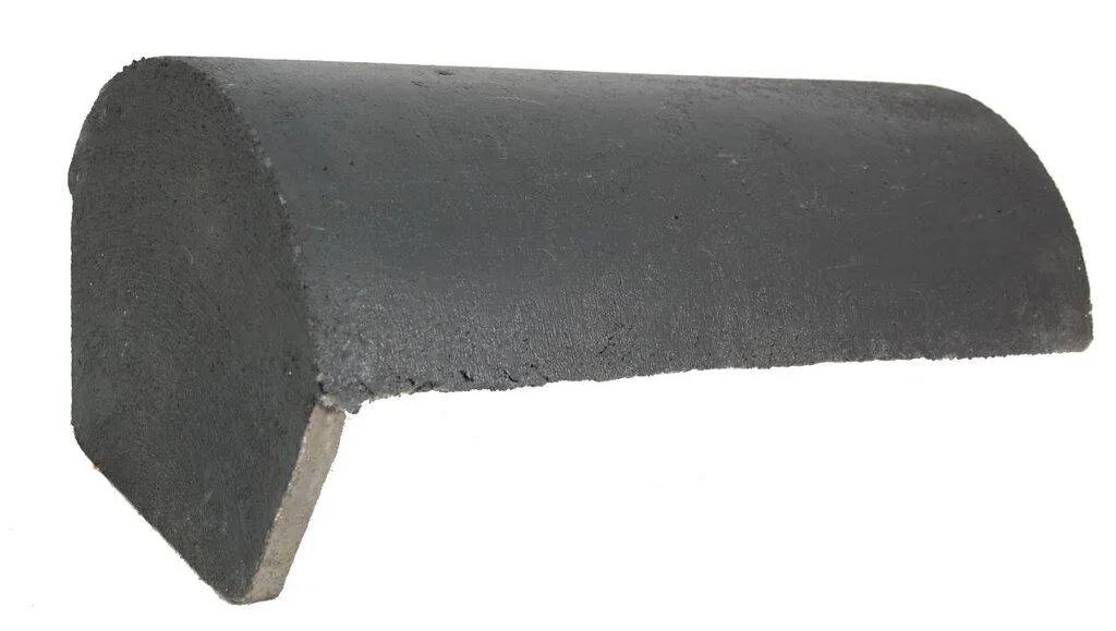 Redland Half Round Ridge Block-End Black