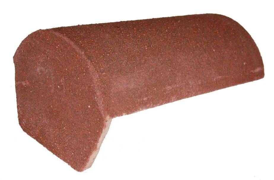 Redland Half Round Ridge Block-End Antique Red