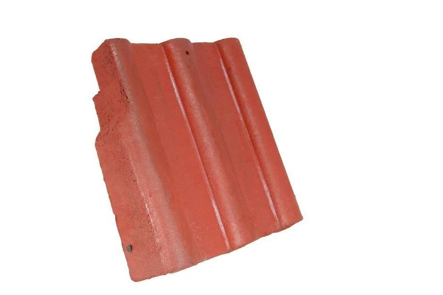 Redland Double Roman LH Cloaked Verge Rustic Red