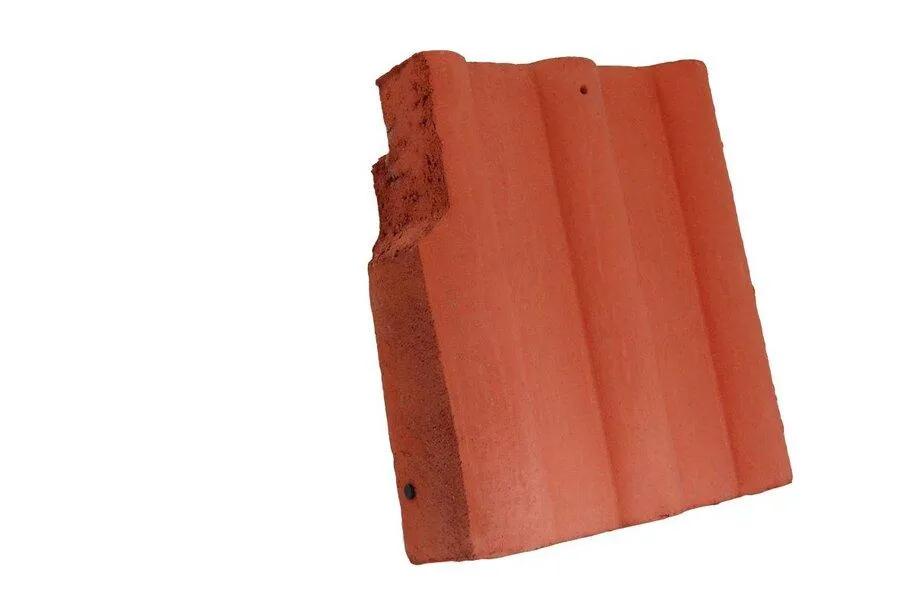 Redland Double Roman LH Cloaked Verge Terracotta