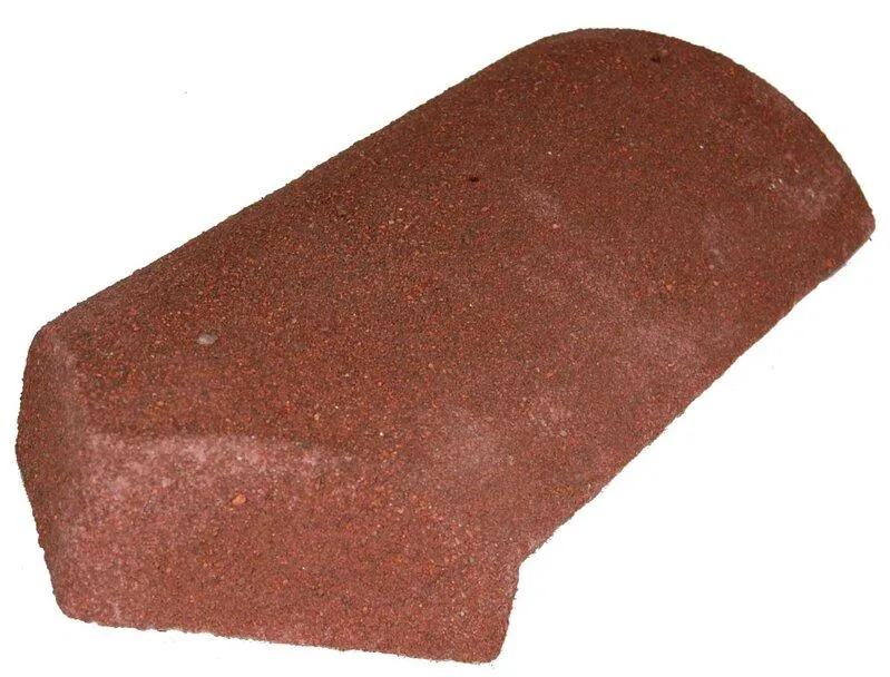 Redland Third Round Block End Hip Antique Red